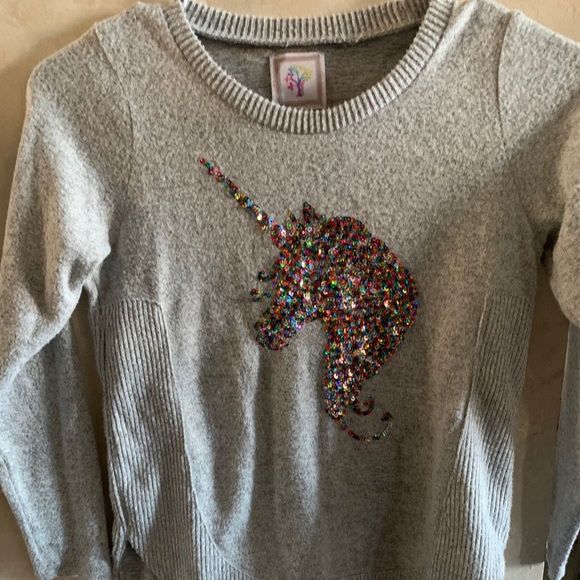 Other - Unicorn sparkle sweater size 10/12